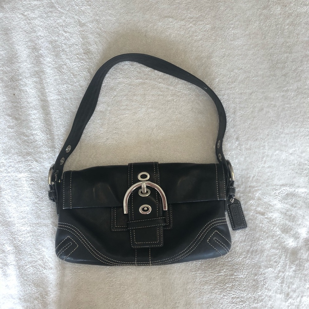 *VINTAGE* BLACK COACH PURSE